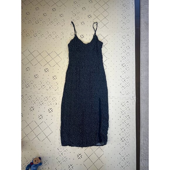 Abercrombie and Fitch Navy Polka Dot Dress - Picture 1 of 5